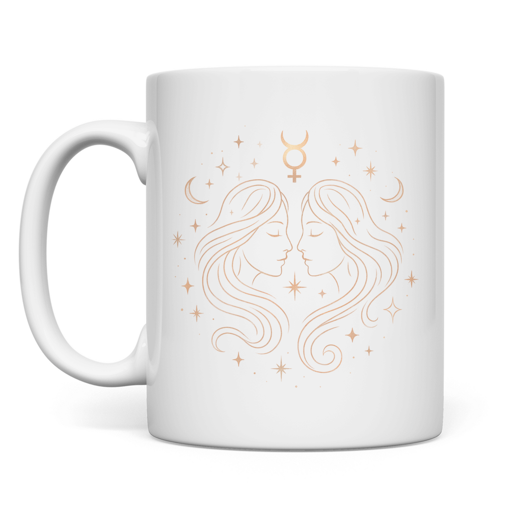 Zodiac Coffee Mug - Gemini | Celestia Spirit