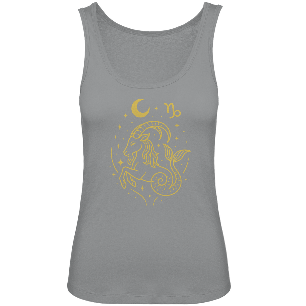 Bio Damen Tank Top – Sternzeichen Steinbock | Celestia Spirit | Spirituelle Mode