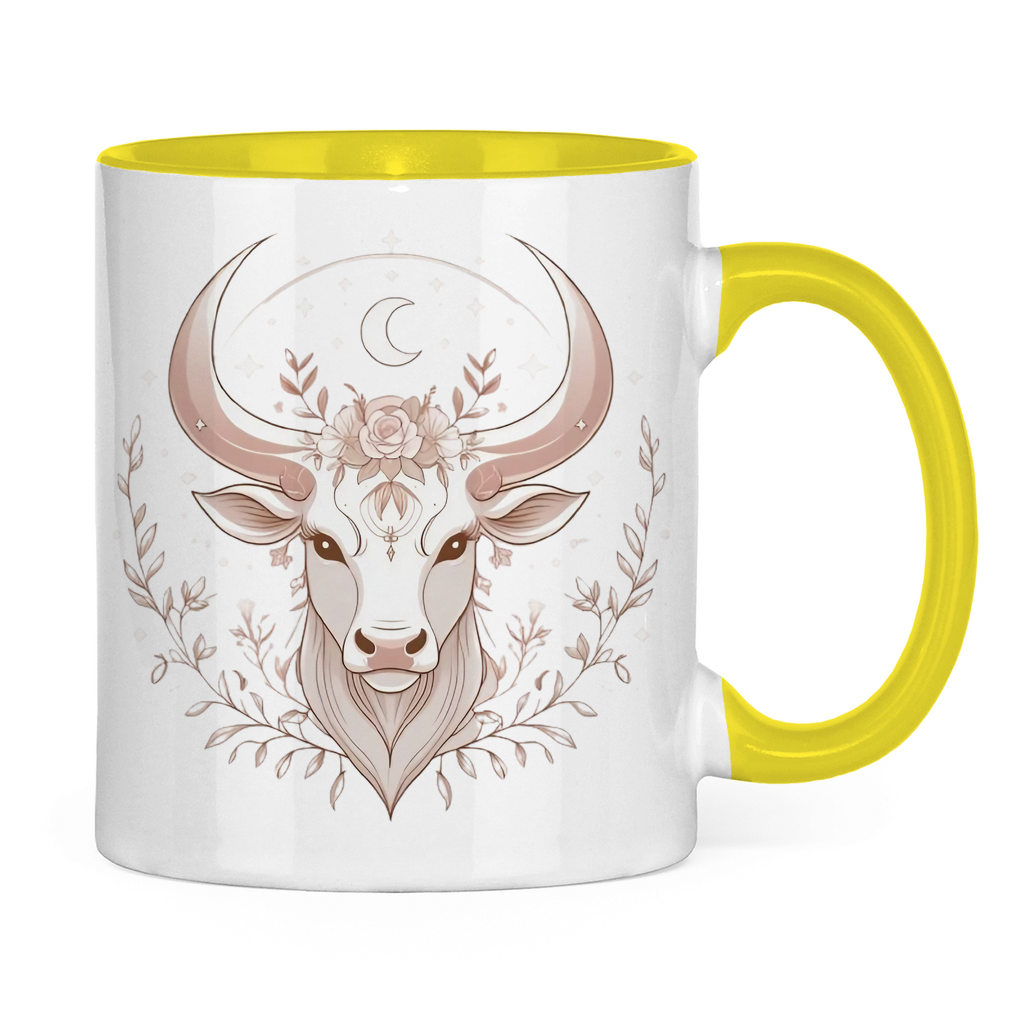 Two-tone Zodiac Coffee Mug - Taurus | Celestia Spirit