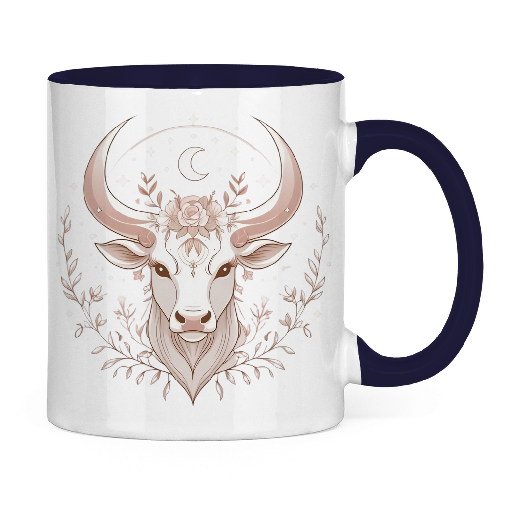 Two-tone Zodiac Coffee Mug - Taurus | Celestia Spirit