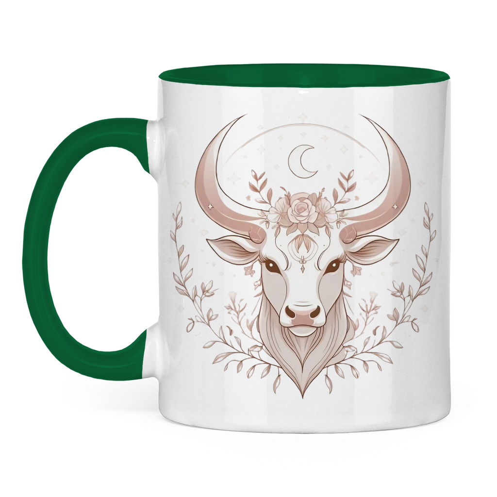 Two-tone Zodiac Coffee Mug - Taurus | Celestia Spirit