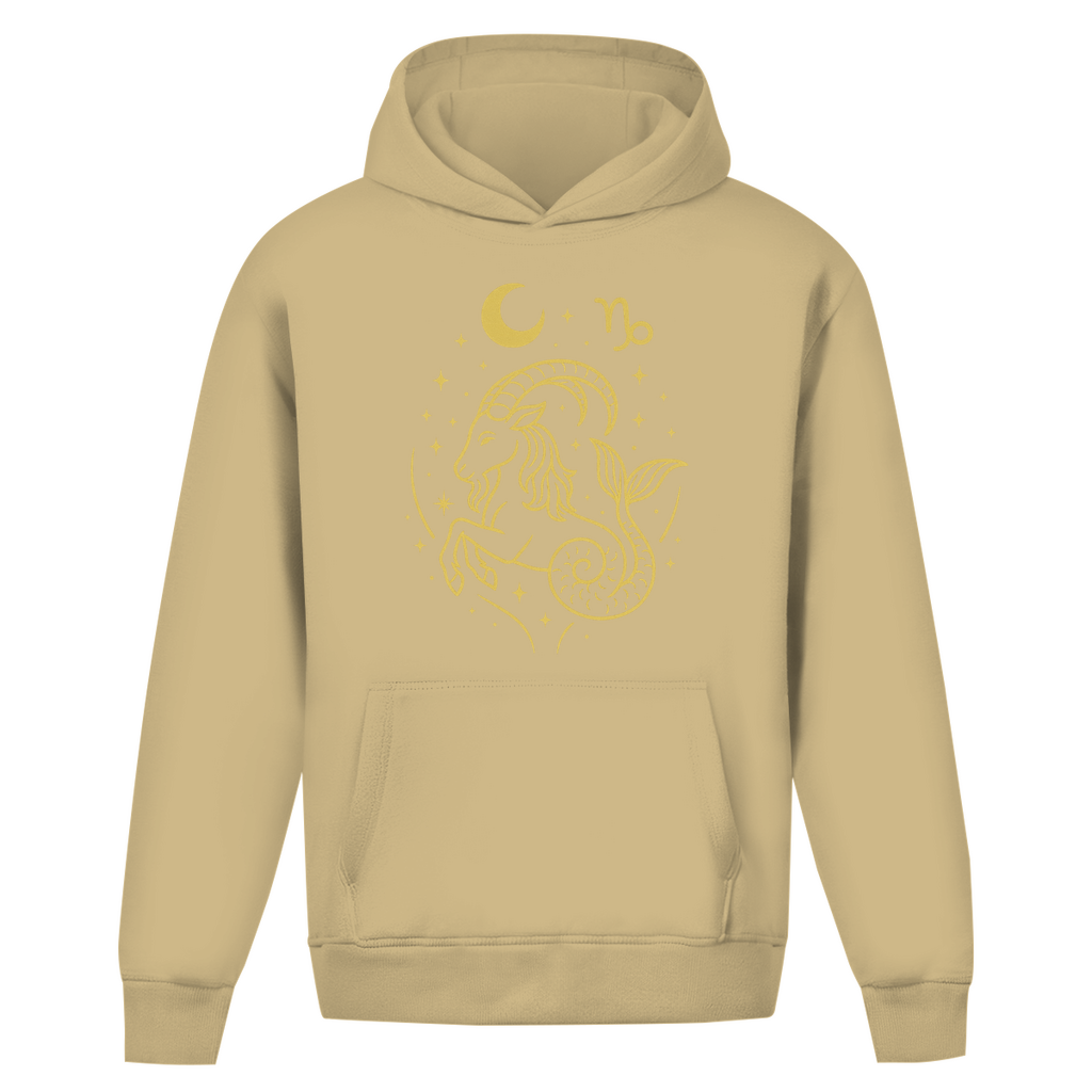 Oversize Hoodie – Sternzeichen Steinbock | Celestia Spirit | Spirituelle Mode