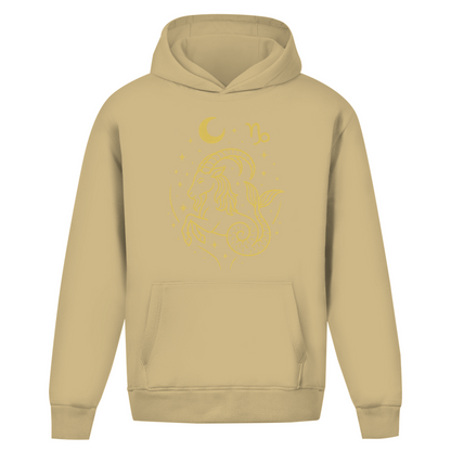 Oversize Hoodie – Sternzeichen Steinbock | Celestia Spirit | Spirituelle Mode