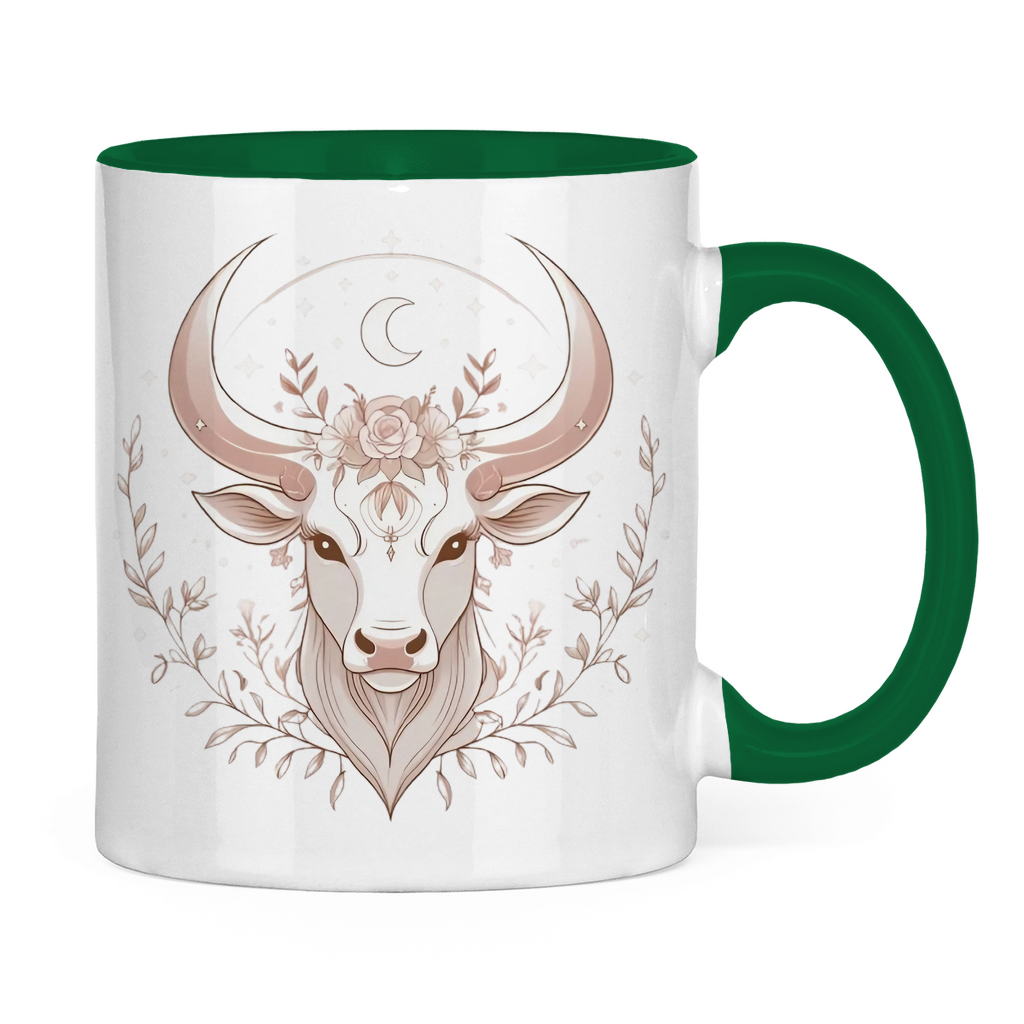 Two-tone Zodiac Coffee Mug - Taurus | Celestia Spirit