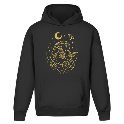 Oversize Hoodie – Sternzeichen Steinbock | Celestia Spirit | Spirituelle Mode