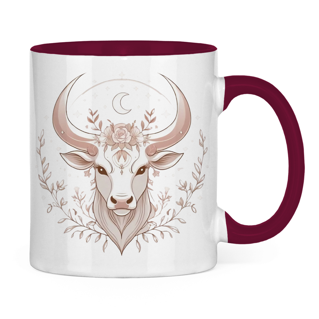 Two-tone Zodiac Coffee Mug - Taurus | Celestia Spirit