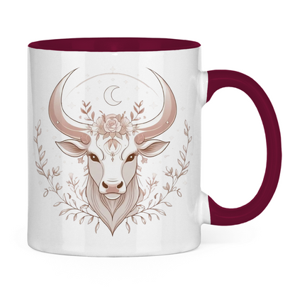 Two-tone Zodiac Coffee Mug - Taurus | Celestia Spirit