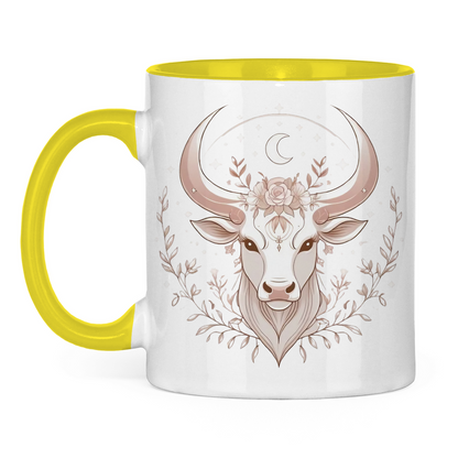 Two-tone Zodiac Coffee Mug - Taurus | Celestia Spirit