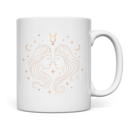 Zodiac Coffee Mug - Gemini | Celestia Spirit