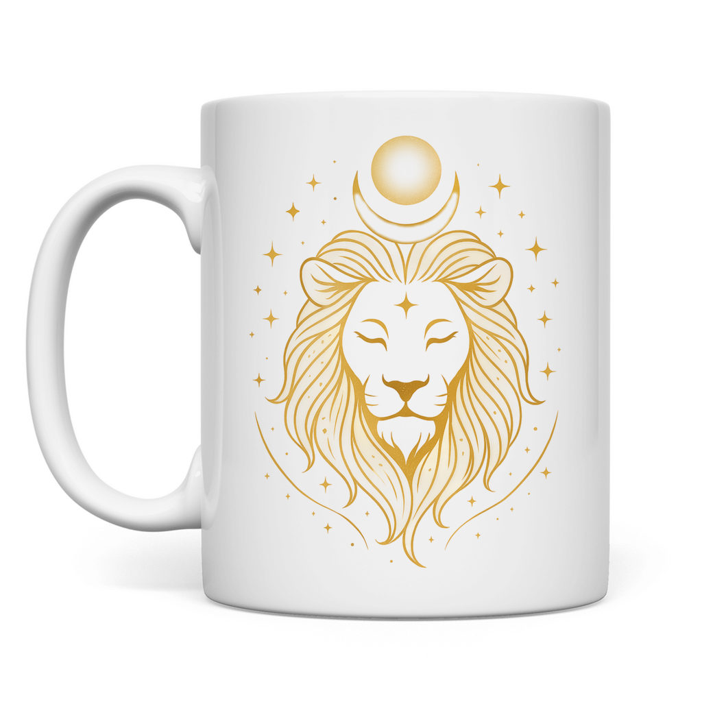 Coffee Mug – Zodiac Sign Leo | Celestia Spirit | Spiritual Fashion