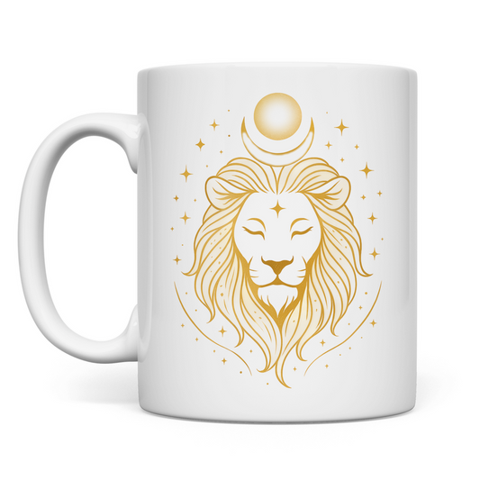 Coffee Mug – Zodiac Sign Leo | Celestia Spirit | Spiritual Fashion