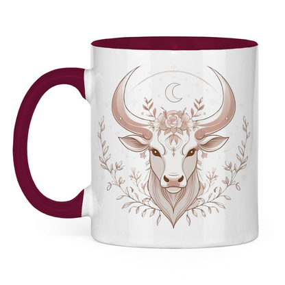 Two-tone Zodiac Coffee Mug - Taurus | Celestia Spirit