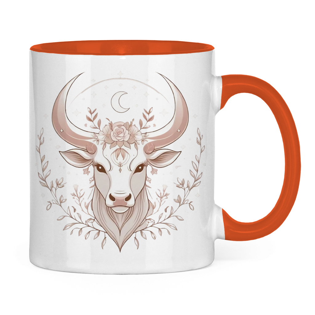 Two-tone Zodiac Coffee Mug - Taurus | Celestia Spirit