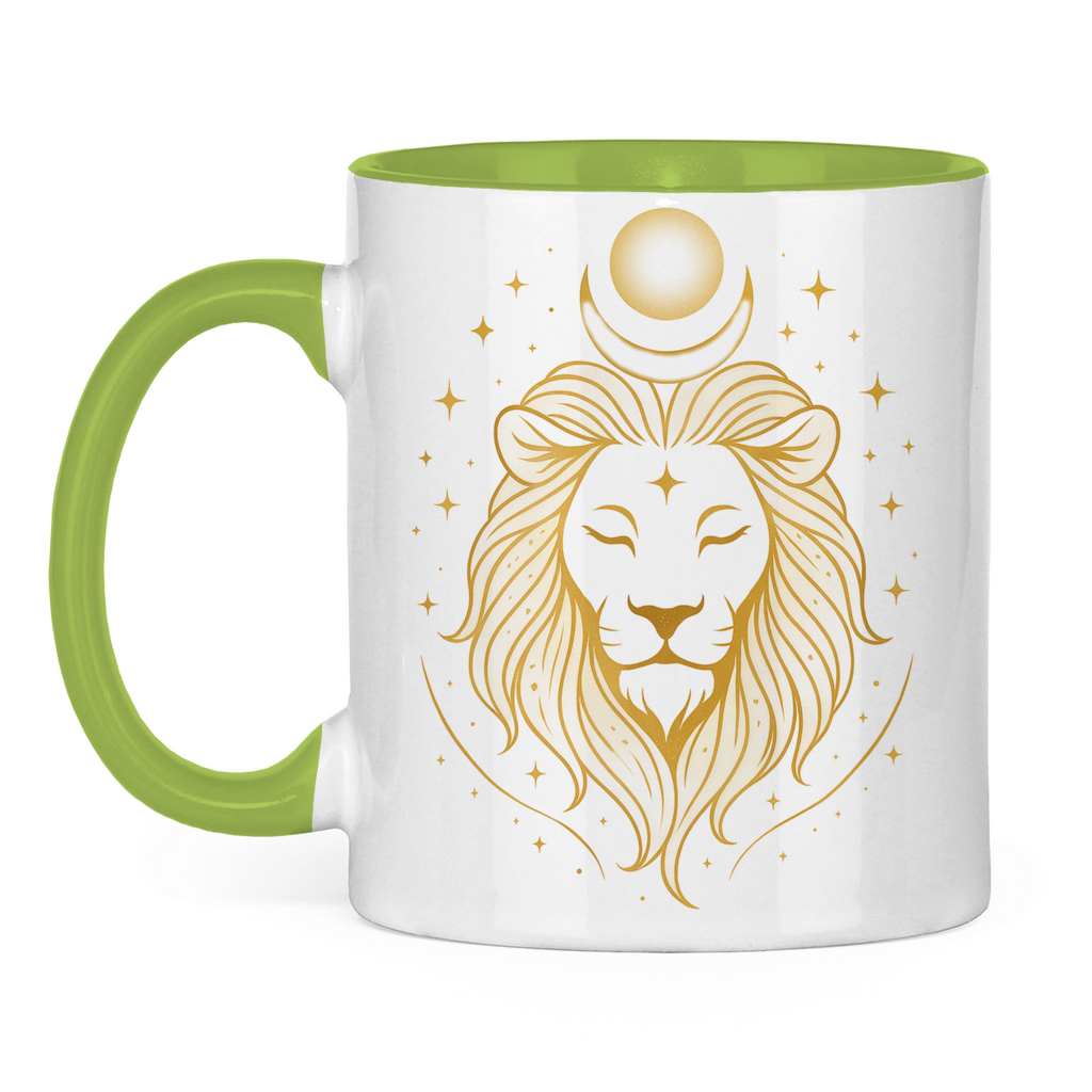 Two-tone Zodiac Sign Leo Coffee Mug | Celestia Spirit | Spiritual Fashion