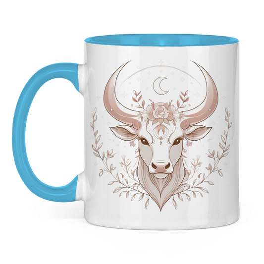 Two-tone Zodiac Coffee Mug - Taurus | Celestia Spirit