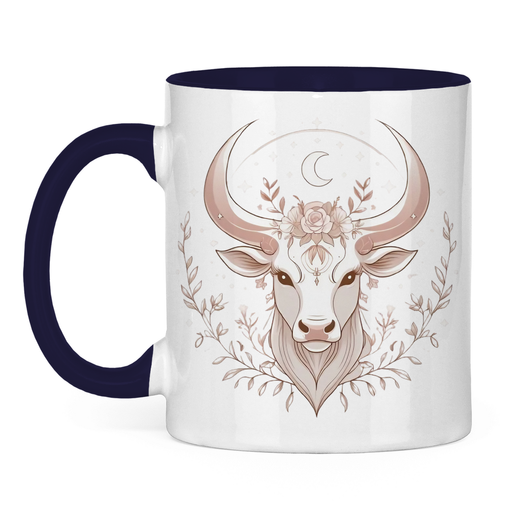 Two-tone Zodiac Coffee Mug - Taurus | Celestia Spirit