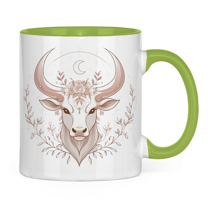 Two-tone Zodiac Coffee Mug - Taurus | Celestia Spirit