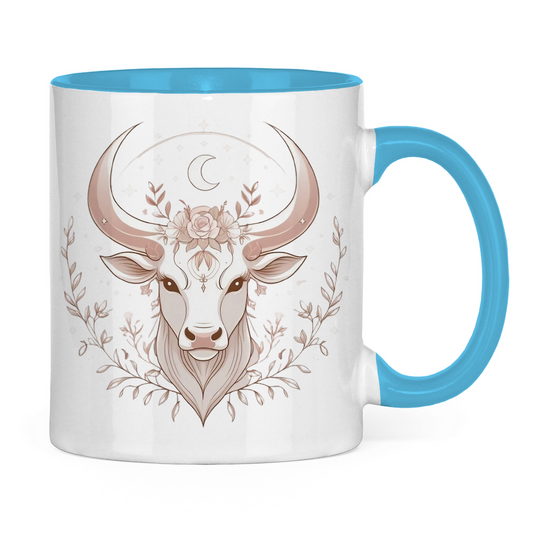 Two-tone Zodiac Coffee Mug - Taurus | Celestia Spirit
