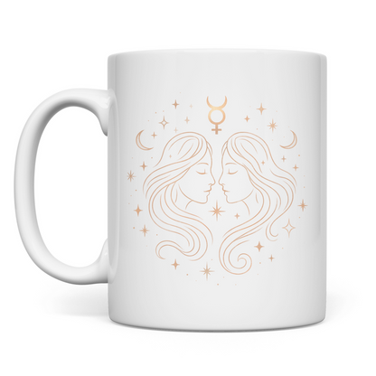 Zodiac Coffee Mug - Gemini | Celestia Spirit