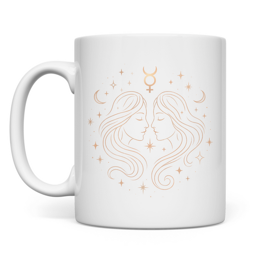 Zodiac Coffee Mug - Gemini | Celestia Spirit