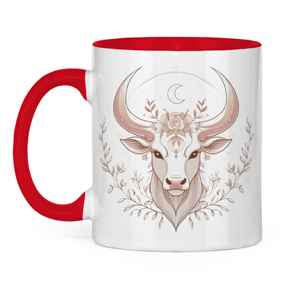 Two-tone Zodiac Coffee Mug - Taurus | Celestia Spirit
