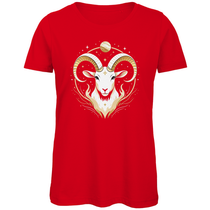 Premium Bio T-Shirt - Widder | Damen | Celestia Spirit