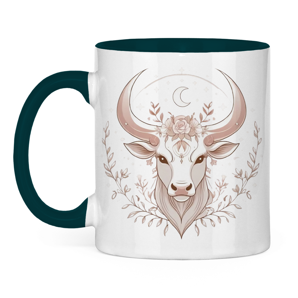 Two-tone Zodiac Coffee Mug - Taurus | Celestia Spirit