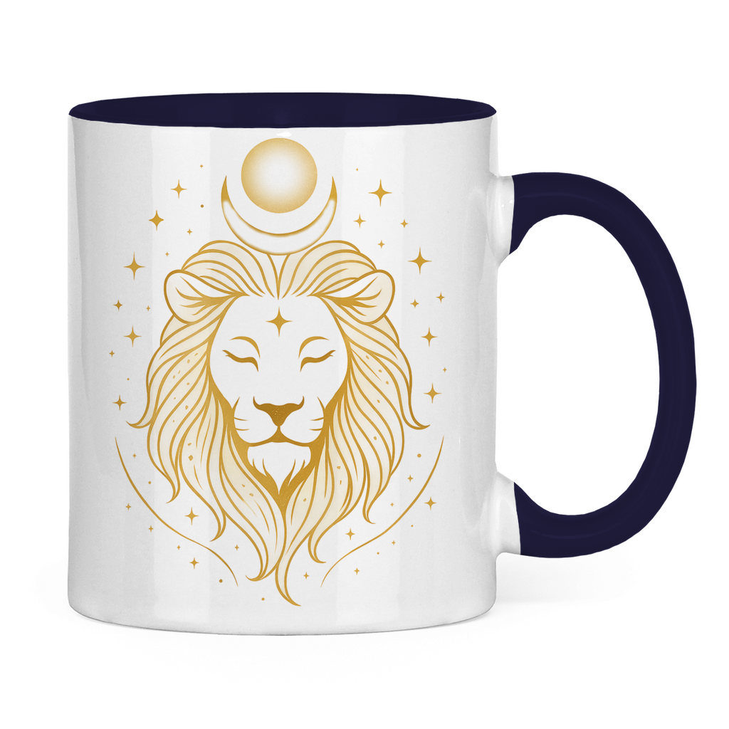 Two-tone Zodiac Sign Leo Coffee Mug | Celestia Spirit | Spiritual Fashion
