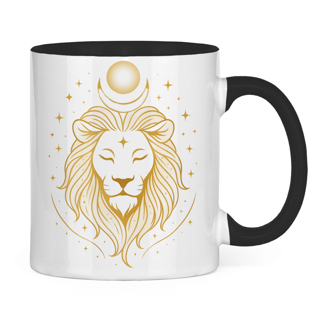 Two-tone Zodiac Sign Leo Coffee Mug | Celestia Spirit | Spiritual Fashion
