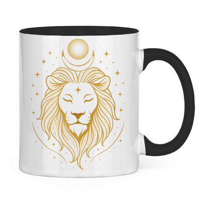 Two-tone Zodiac Sign Leo Coffee Mug | Celestia Spirit | Spiritual Fashion
