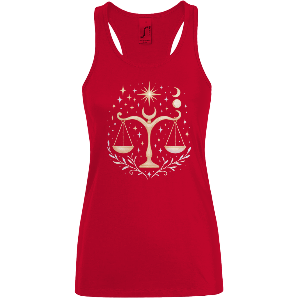 Damen Tank Top – Sternzeichen Waage | Celestia Spirit | Spirituelle Mode