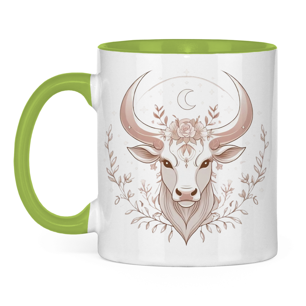 Two-tone Zodiac Coffee Mug - Taurus | Celestia Spirit