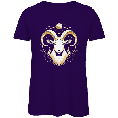 Premium Bio T-Shirt - Widder | Damen | Celestia Spirit