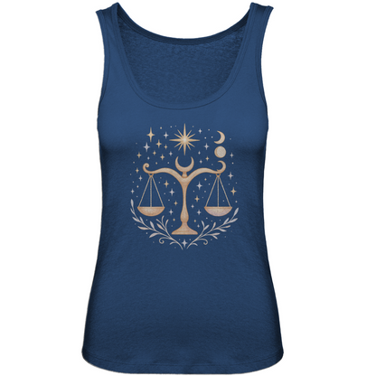 Bio Damen Tank Top – Sternzeichen Waage | Celestia Spirit | Spirituelle Mode