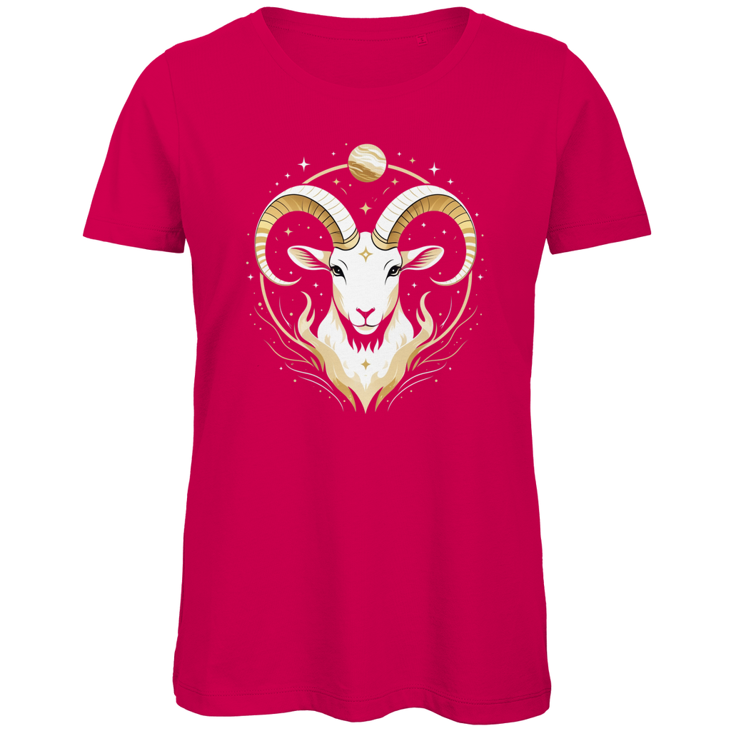Premium Bio T-Shirt - Widder | Damen | Celestia Spirit