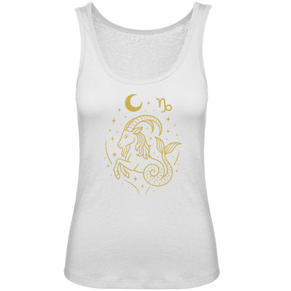 Bio Damen Tank Top – Sternzeichen Steinbock | Celestia Spirit | Spirituelle Mode