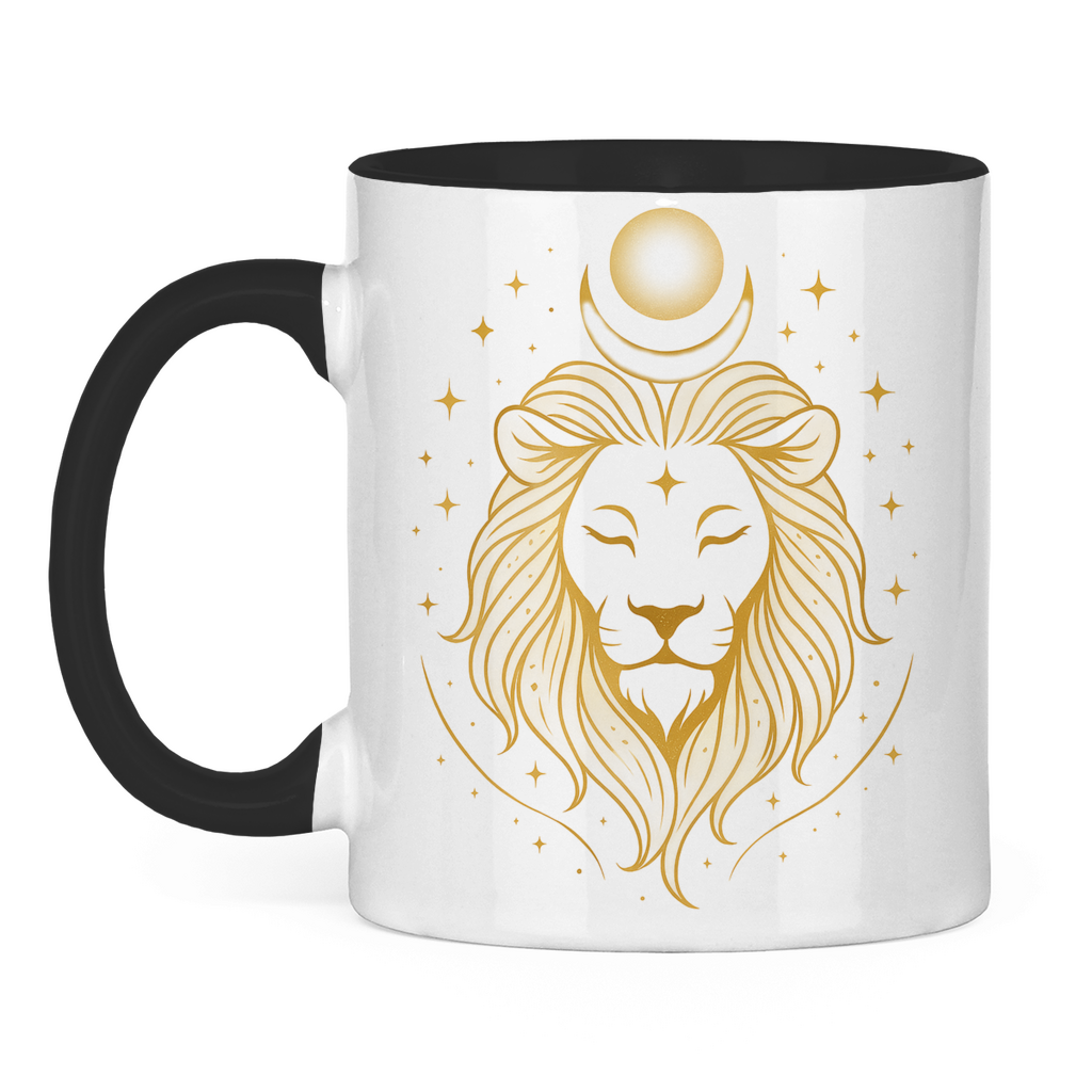 Two-tone Zodiac Sign Leo Coffee Mug | Celestia Spirit | Spiritual Fashion