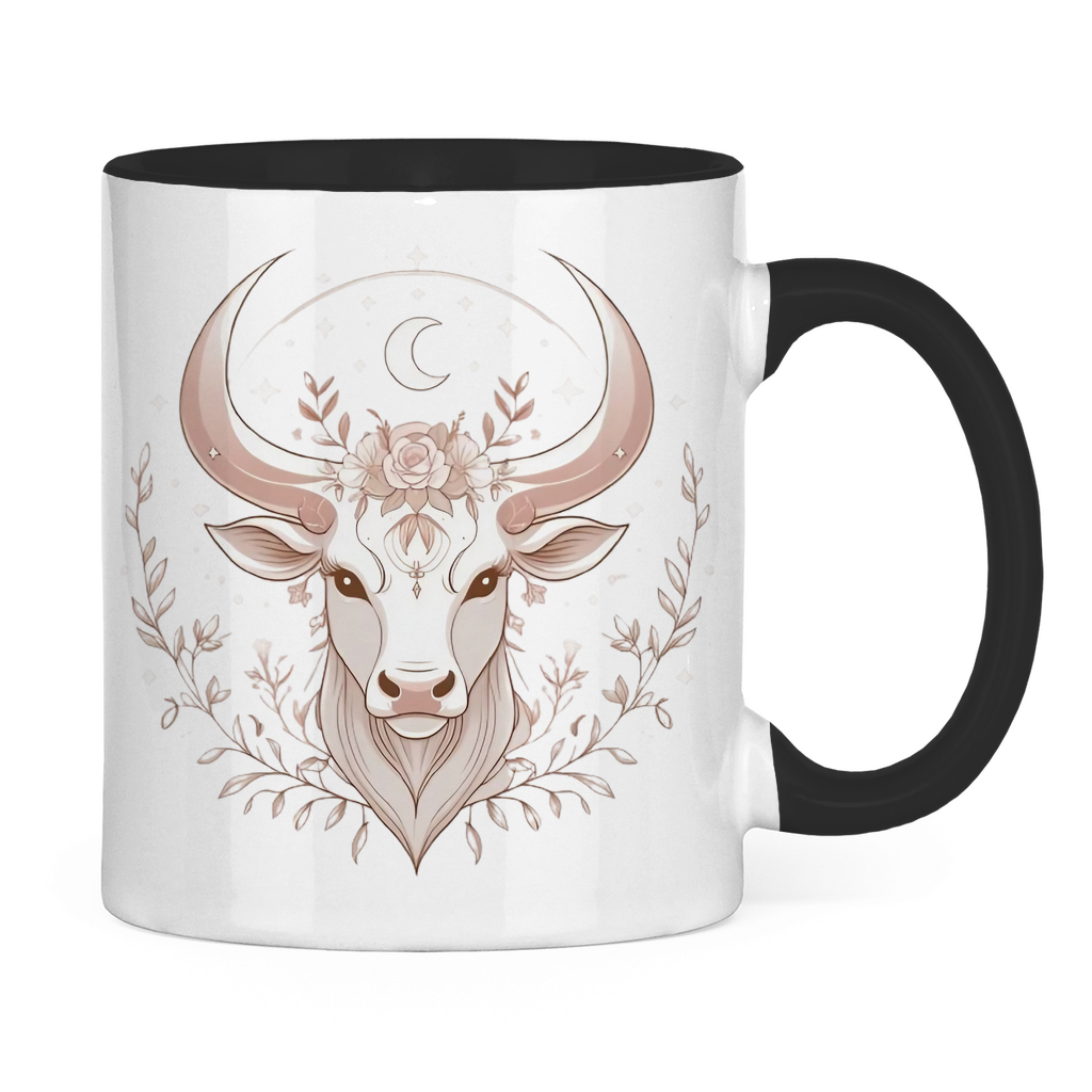 Two-tone Zodiac Coffee Mug - Taurus | Celestia Spirit