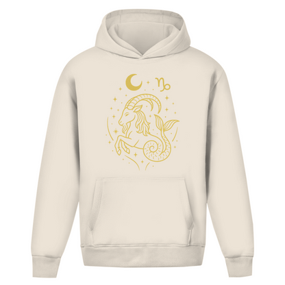 Oversize Hoodie – Sternzeichen Steinbock | Celestia Spirit | Spirituelle Mode