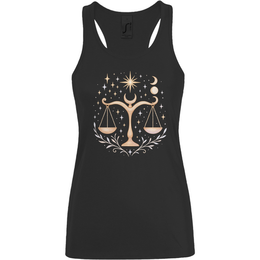 Damen Tank Top – Sternzeichen Waage | Celestia Spirit | Spirituelle Mode