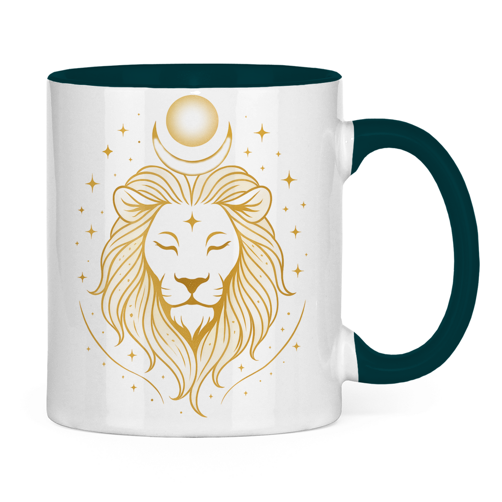 Two-tone Zodiac Sign Leo Coffee Mug | Celestia Spirit | Spiritual Fashion