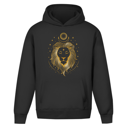Oversize Hoodie – Leo Zodiac Sign | Celestia Spirit | Spiritual Fashion