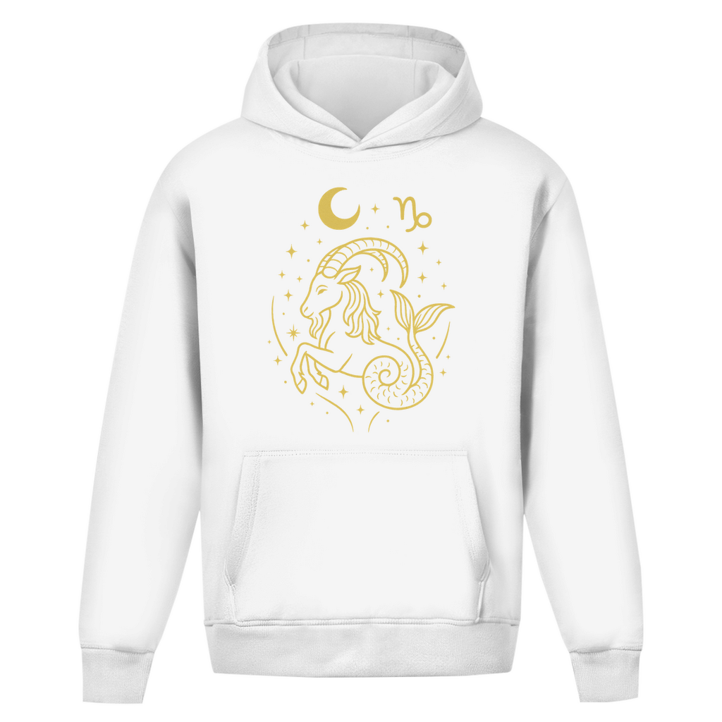 Oversize Hoodie – Sternzeichen Steinbock | Celestia Spirit | Spirituelle Mode