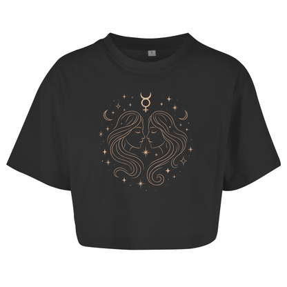 Oversize Crop Top - Twins | Women | Celestia Spirit