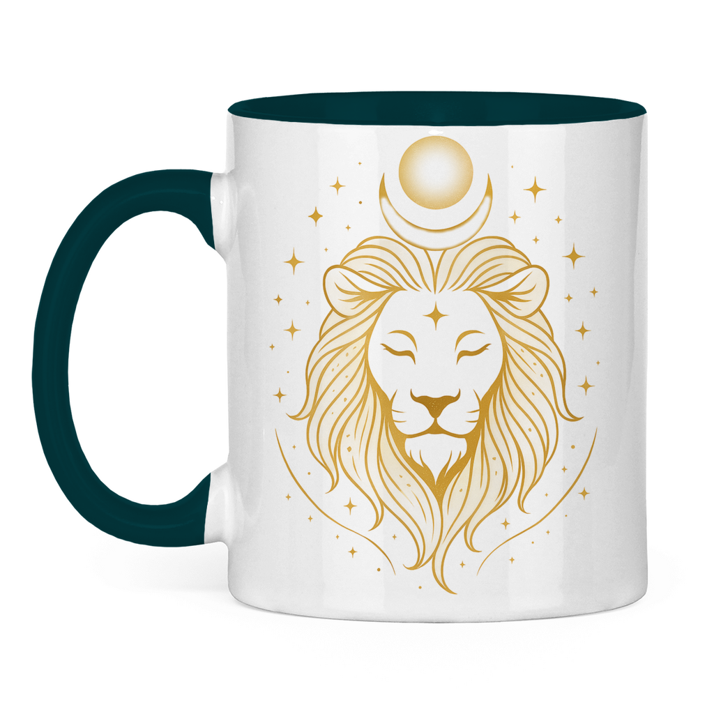 Two-tone Zodiac Sign Leo Coffee Mug | Celestia Spirit | Spiritual Fashion